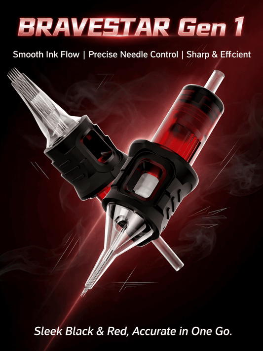 BraveStar Tattoo Cartridge Needles-Curved Magnum