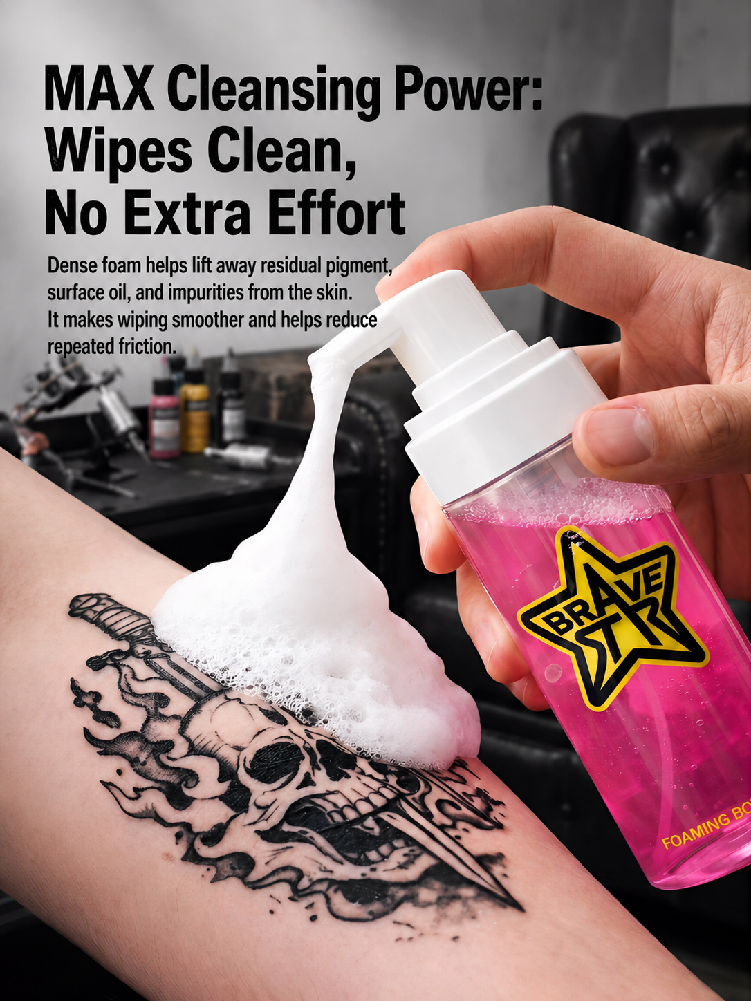 BraveStar Tattoo Clean Soap 500ml