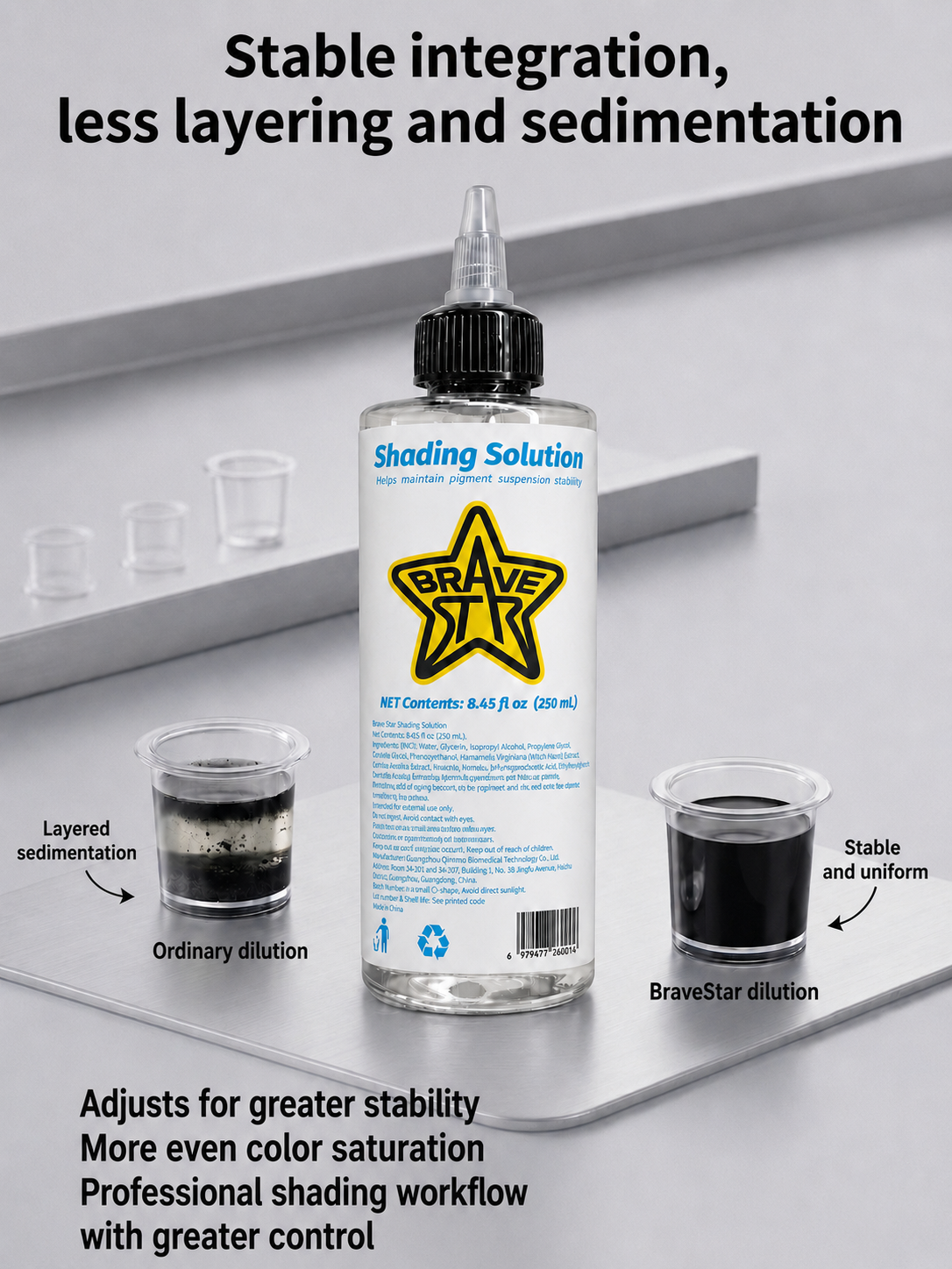 BraveStar Tattoo Dilution Solution 250ml