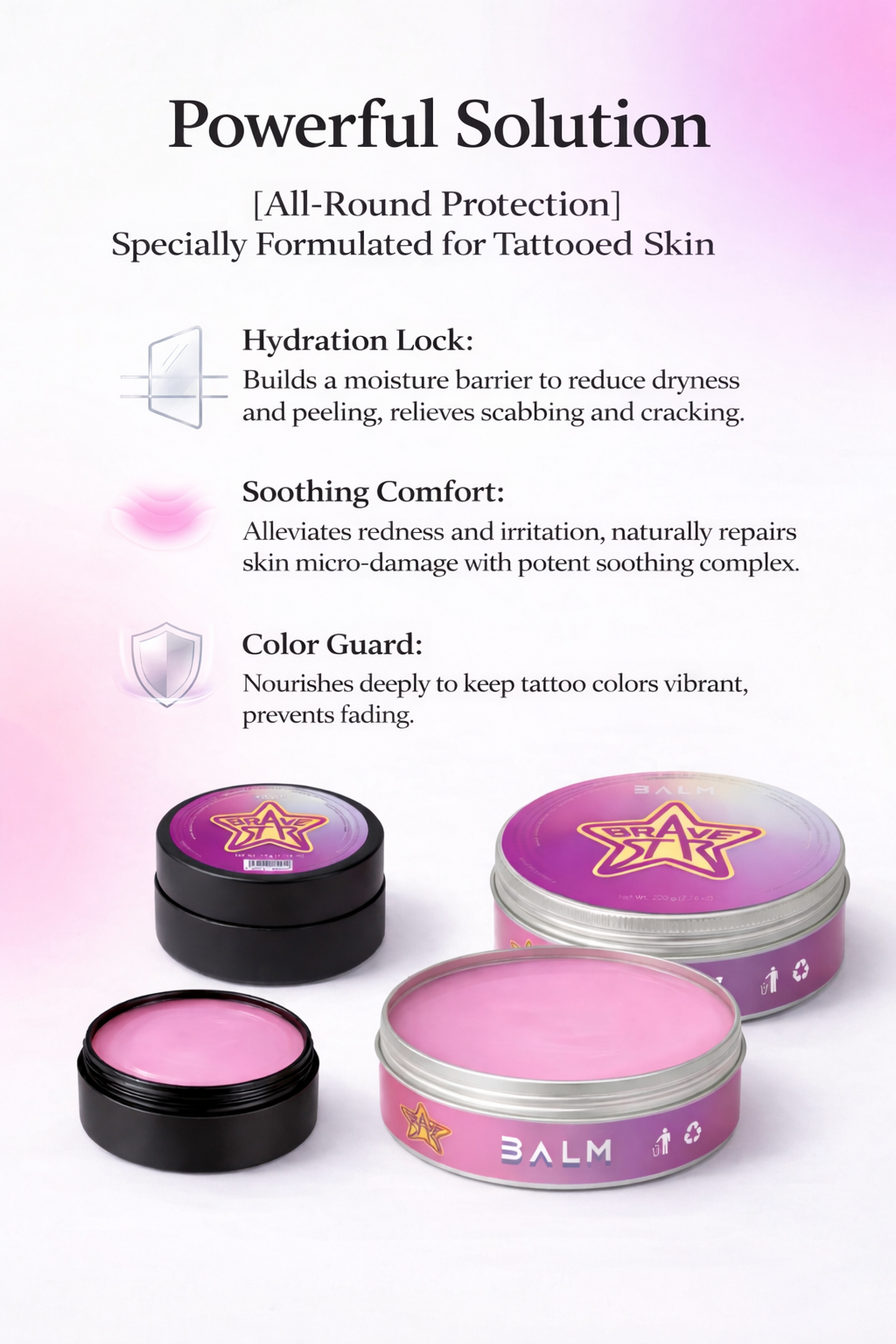 BraveStar Tattoo Balm