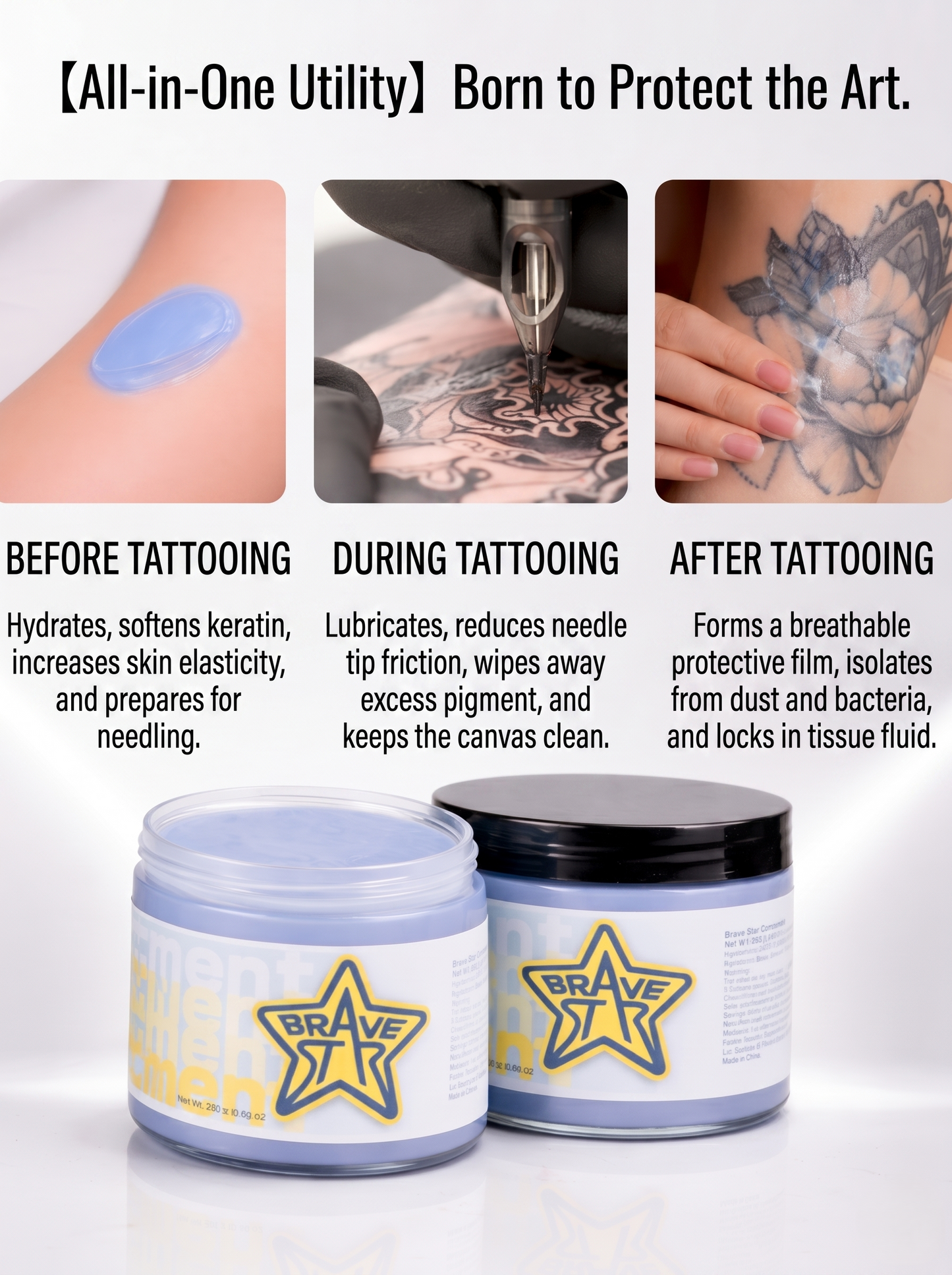 BraveStar Tattoo Ointment 280g