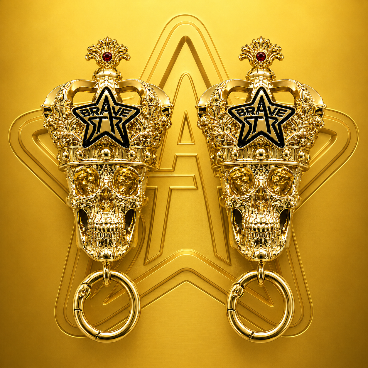 Skull Ornament BraveStar x Zhushi x World Tattoo Events