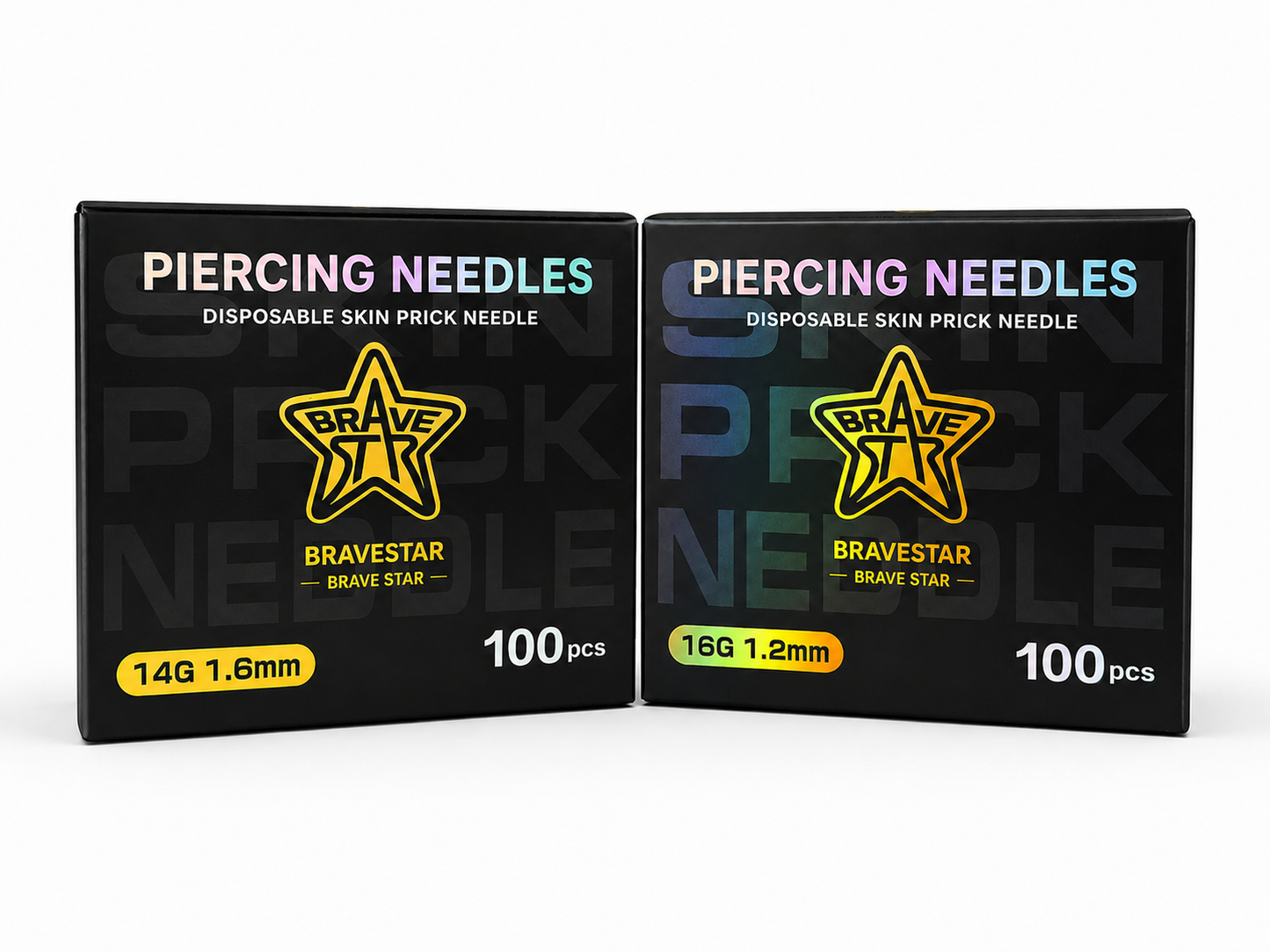BraveStar Piercing Needles 100 Pcs